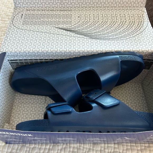 Birkenstock Navy Blue Arizona EVA sandals 41/US 10 - Picture 5 of 6
